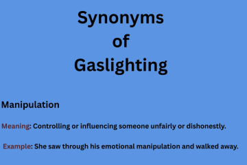 synonyms for gaslighting
