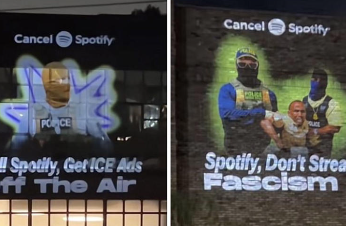 Spotify ICE ads
